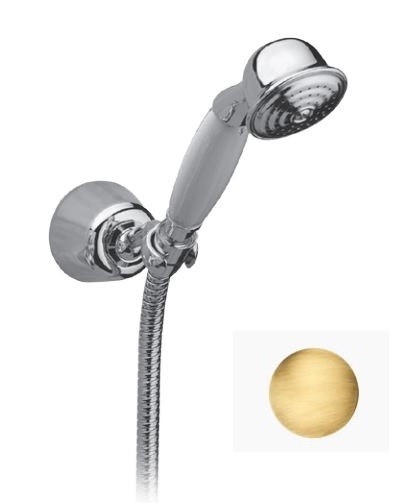 Fromac zestaw prysznicowy z uchwytem i przyłączem kątowym RETRO brąz antyczny 3804BR