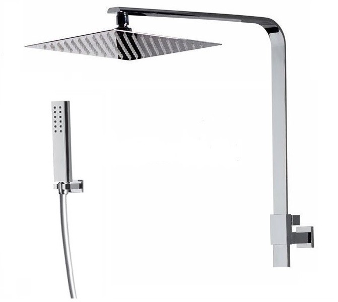 Fromac kolumna wannowo-prysznicowa z deszczownicą i wylewka kaskadową SLIM chrom 15861