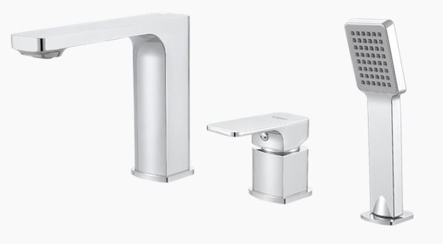 Vedo Mito bateria wannowa 3-otworowa chrom VBM3030