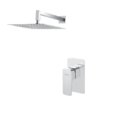 Vedo Mito kompletny system prysznicowy podtynkowy z deszczownicą 20x20 chrom VBM3222/20