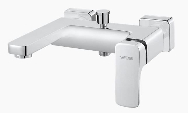 Vedo Mito bateria wannowa ścienna chrom VBM3006