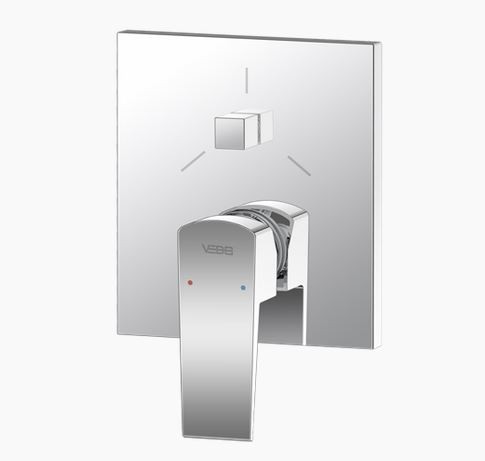 Vedo Sette bateria wannowo-prysznicowa podtynkowa chrom VBS7017