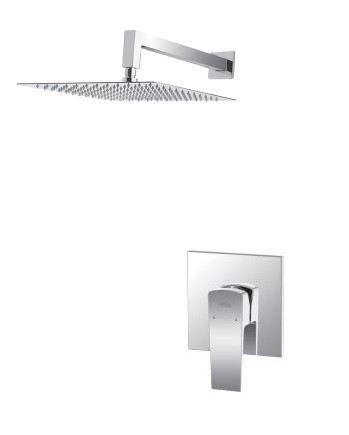 Vedo Sette kompletny system prysznicowy podtynkowy z deszczownica 30x30 chrom VBS7222/30