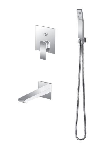 Vedo Sette kompletny system podtynkowy wannowy chrom VBS7241