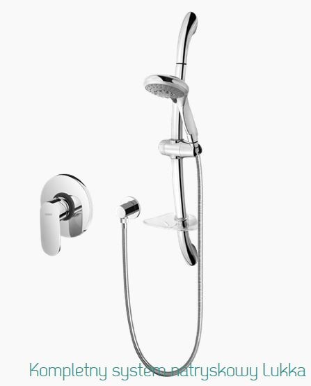 Vedo Lukka kompletny system prysznicowy podtynkowy chrom VBL2221