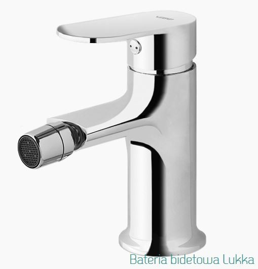 Vedo Lukka bateria bidetowa bez korka chrom VBL2002