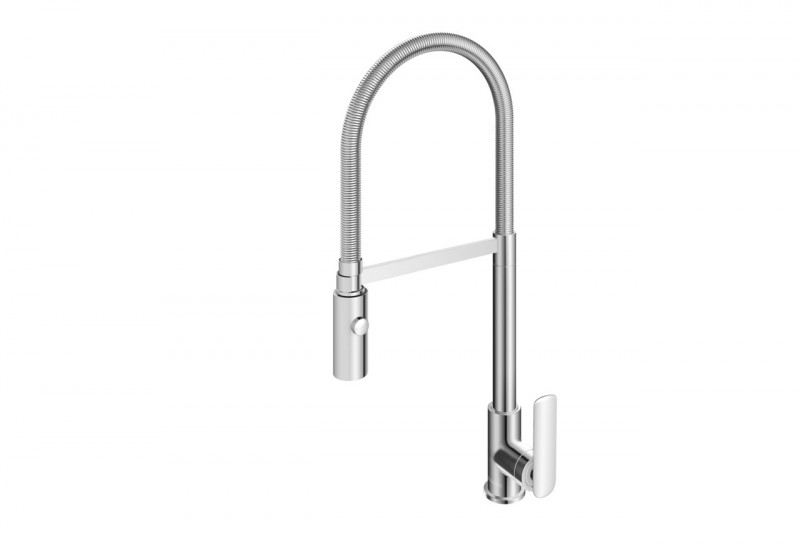 Kohlman Experience bateria kuchenna z ruchomą elastyczną wylewką chrom QB140E