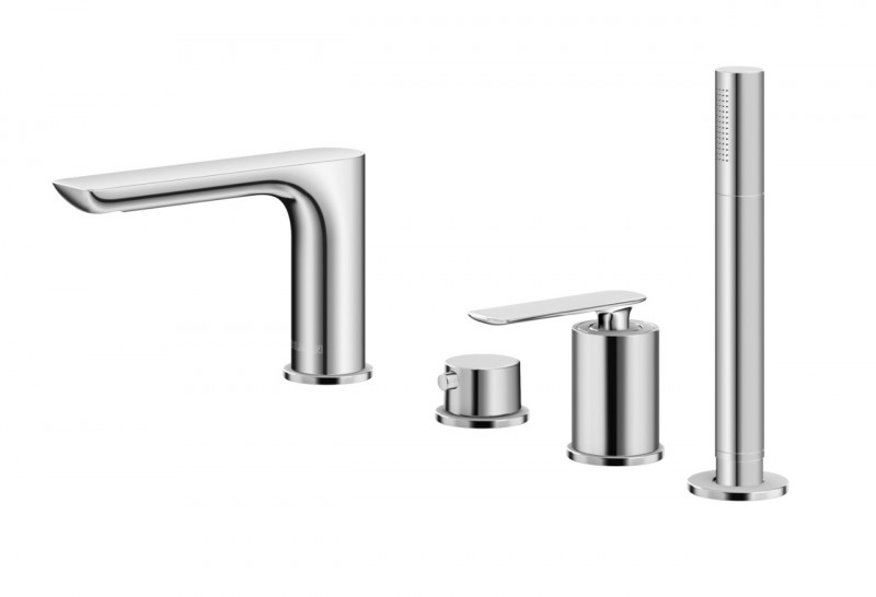 Kohlman Experience bateria wannowa 4-otworowa chrom QB244E