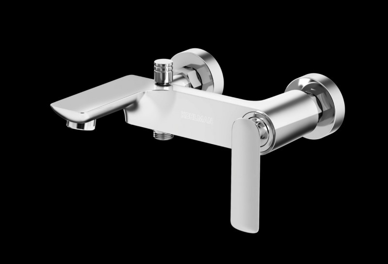 Kohlman Experience bateria wannowa ścienna chrom QW110E