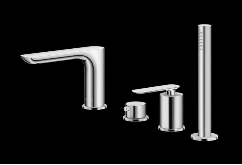 Kohlman Experience bateria wannowa 4-otworowa chrom QB244E