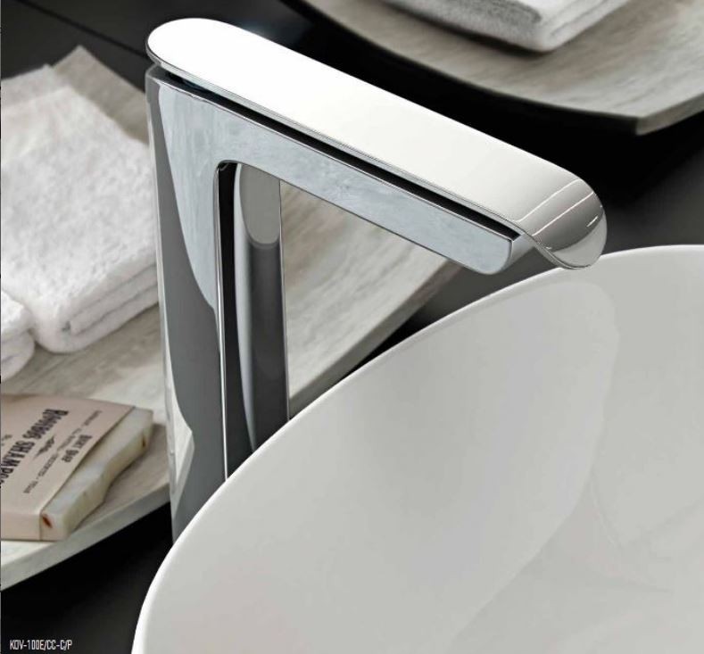 Vado Kovera bateria umywalkowa wysoka chrom KOV-100E/SB-C/P