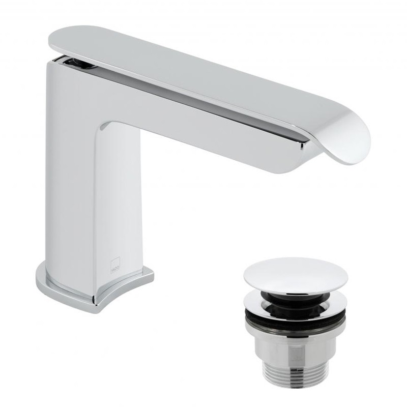 Vado Kovera bateria umywalkowa z korkiem klik-klak chrom KOV-100/CC-C/P