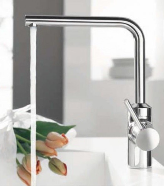 Kludi L-ine S jednouchwytowa bateria kuchenna zlewozmywakowa chrom 408030575