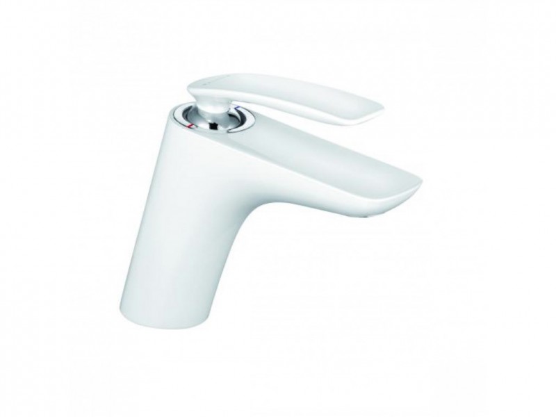 Kludi Balance jednouchwytowa bateria umywalkowa bez korka biały/chrom 520269175