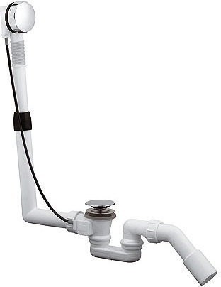 Kludi Rotexa 2000 zestaw odpływowo-przelewowy syfon wannowy pokrętło 21 406 05-00