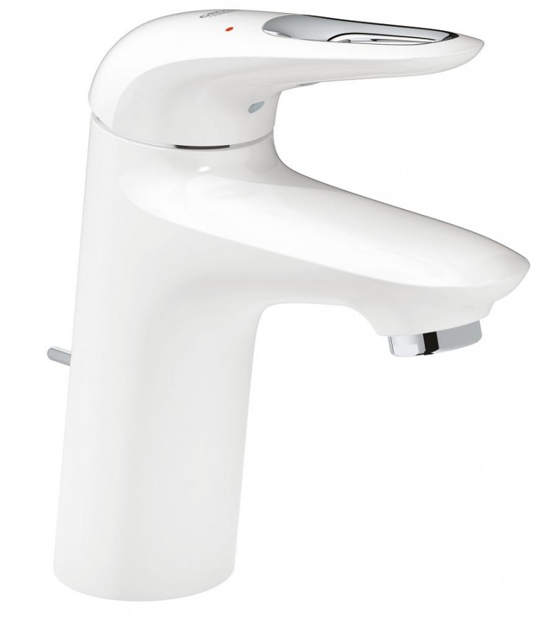 Grohe Eurostyle bateria umywalkowa z korkiem biały/chrom 33558LS3