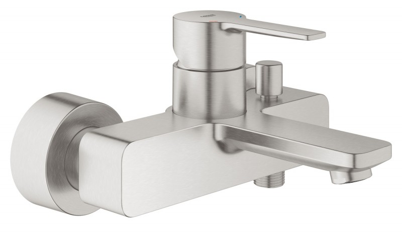 Grohe Lineare bateria wannowa ścienna stal 33849DC1