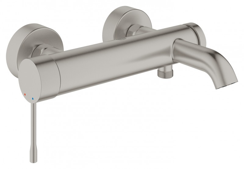 Grohe Essence bateria wannowa ścienna stal 33624DC1