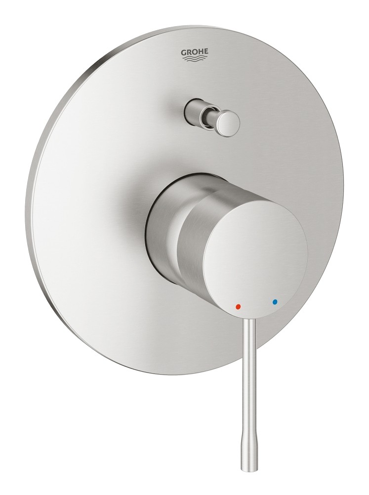 Grohe Essence bateria wannowo-prysznicowa podtynkowa stal 19285DC1