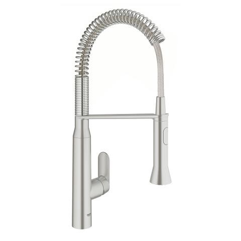Grohe K7 bateria kuchenna zlewozmywakowa stal 31379DC0