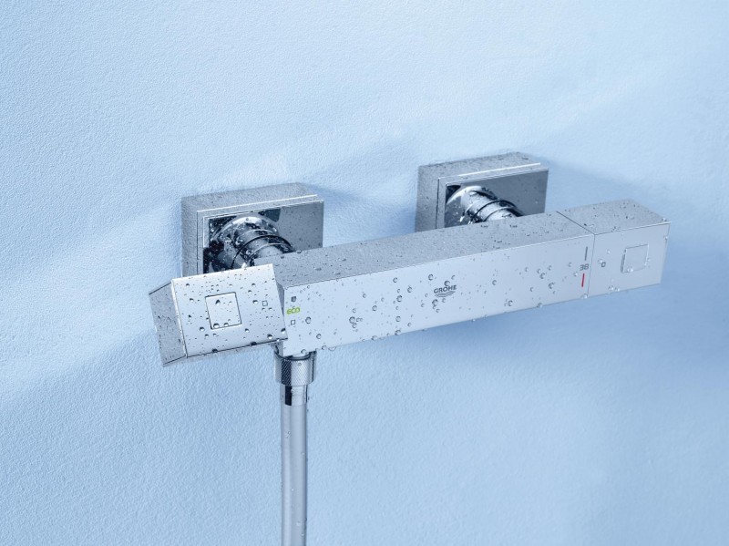 Grohe Grohtherm Cube bateria prysznicowa termostatyczna ścienna chrom 34488000