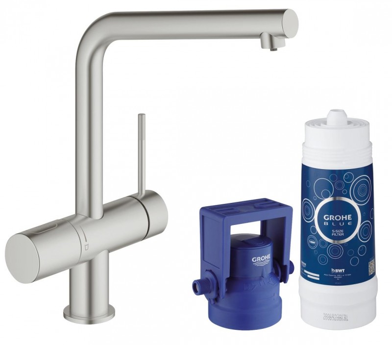 Grohe Blue Minta Pure zestaw startowy stal 31345DC2