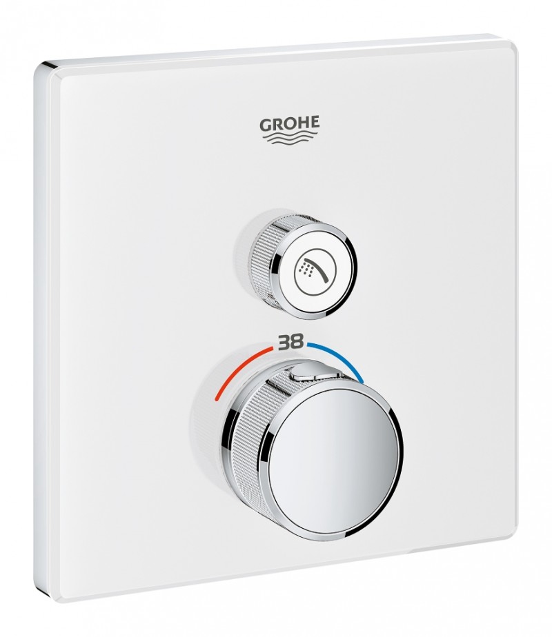 Grohe Grohtherm Smartcontrol podtynkowa bateria termostatyczna 1-drożna biały/chrom moon white 29153LS0