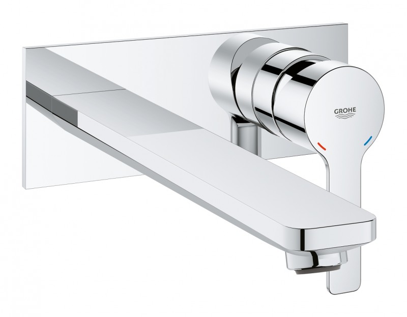 Grohe Lineare bateria umywalkowa podtynkowa dwuotworowa wylewka 207mm chrom 23444001