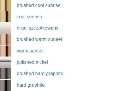 Grohe Rainshower Cosmopolitan 310 deszczownica głowica prysznicowa okrągła 310mm z ramieniem ściennym grafitowy Hard Graphite 26066A00