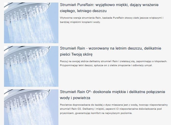 Grohe Rainshower System SmartControl 360 Duo zestaw prysznicowy termostatyczny z deszczownicą moon white 26250LS0