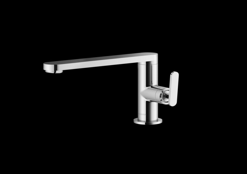 Kohlman Boxine bateria umywalkowa z obrotową długą wylewką chrom QB105B