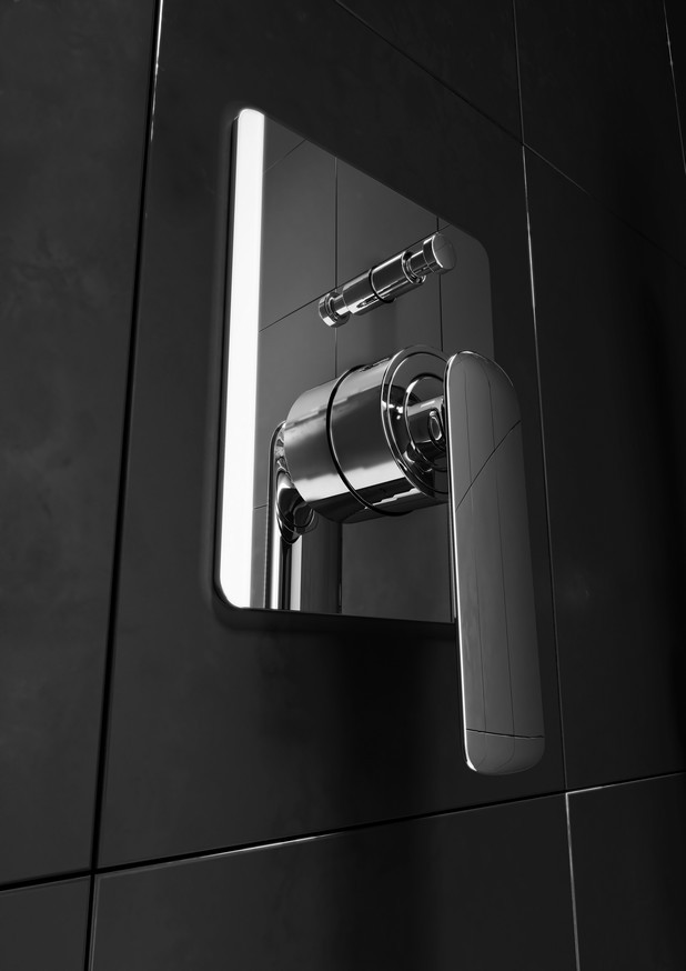 Kohlman Experience bateria wannowo-prysznicowa podtynkowa 2-drożna chrom QW210E