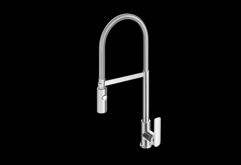 Kohlman Experience bateria kuchenna z ruchomą elastyczną wylewką chrom QB140E