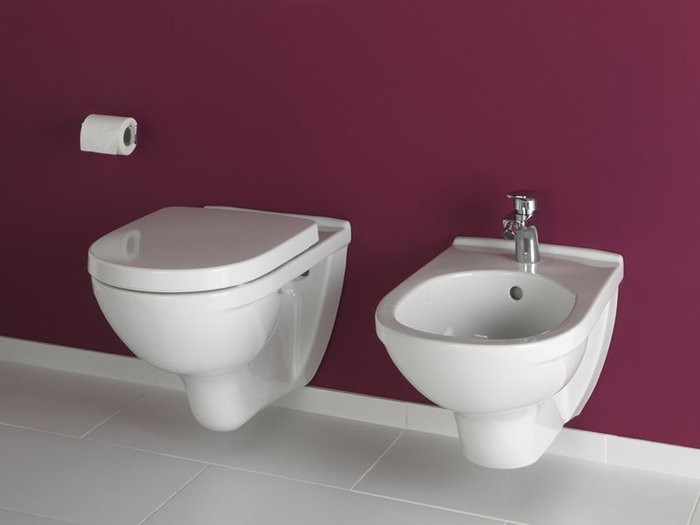 Villeroy&Boch O.Novo muszla wisząca ceramicplus + deska wolnoopadająca 5660HRR1 (5660R0R1 + 9M38S101)