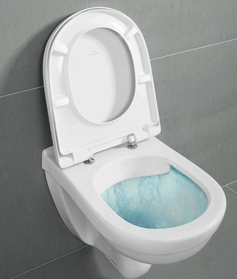 Villeroy&Boch O.Novo muszla wisząca ceramicplus + deska wolnoopadająca 5660HRR1 (5660R0R1 + 9M38S101)