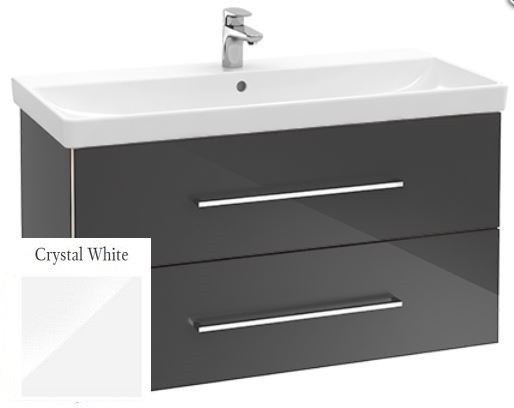 Villeroy&Boch Avento szafka pod umywalkę 100cm Crystal White biały połysk A89200B4