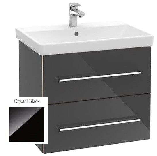 Villeroy&Boch Avento szafka pod umywalkę 65cm Crystal Black czarny połysk A89000B3