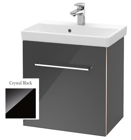 Villeroy&Boch Avento szafka pod umywalkę 55cm drzwi prawe Crystal Black czarny połysk A88801B3