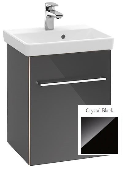 Villeroy&Boch Avento szafka pod umywalkę 45cm drzwi lewe Crystal Black czarny połysk A88700B3