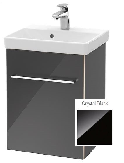 Villeroy&Boch Avento szafka pod umywalkę 45cm drzwi prawe Crystal Black czarny połysk A88701B3
