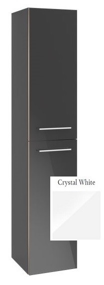 Villeroy&Boch Avento szafka wysoka 176cm drzwi lewe Crystal White biały połysk A89400B4