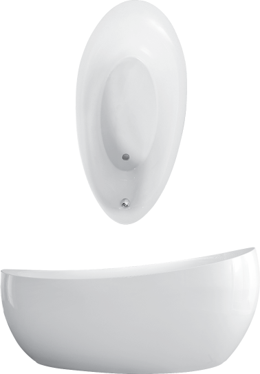 Villeroy&Boch Aveo wanna wolnostojąca owalna 190x95 biała weiss alpin UBQ194AVE9W1V-01