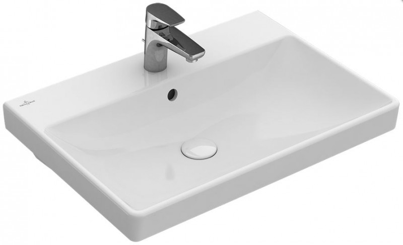 Villeroy&Boch Avento umywalka meblowa 65cm z przelewem biały weiss alpin ceramicplus 415865R1