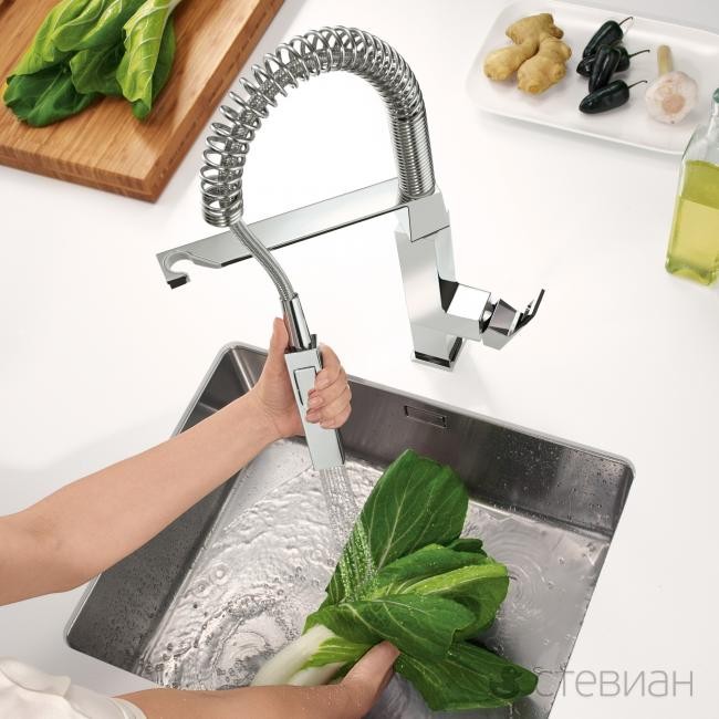 Grohe Eurocube bateria zlewozmywakowa chrom 31395000