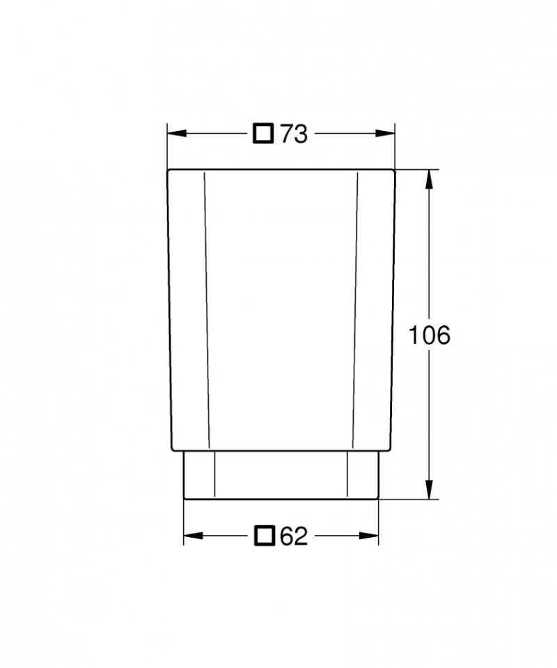 Grohe Selection szklanka szkło daVinci satin white 40783000