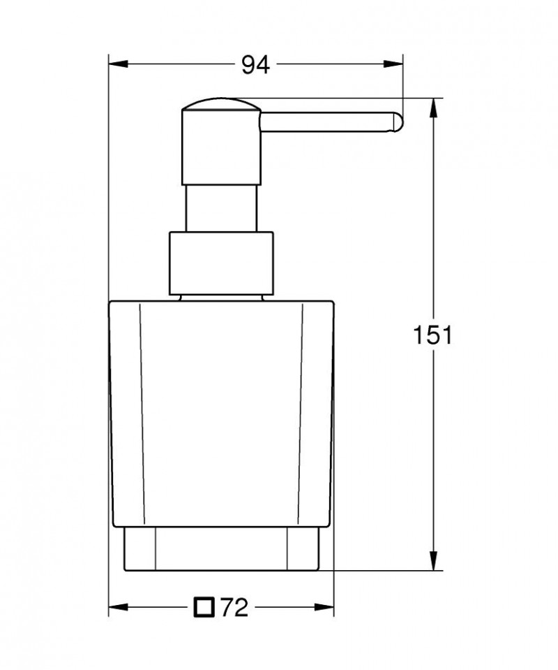 Grohe Selection dozownik na mydło szkło metal 40805000