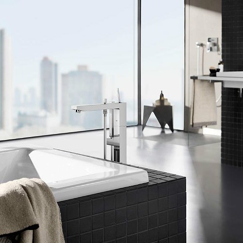 Grohe Eurocube bateria wannowa wolnostojąca chrom 23672001