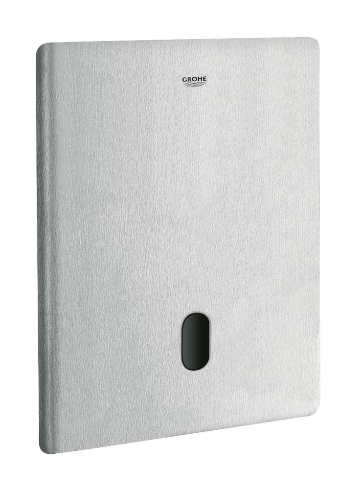 Grohe Tectron Skate elektroniczny przycisk spłukujący do stelaża WC stal 38698SD1