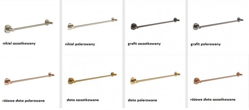 Grohe Essentials wieszak na ręcznik kąpielowy 504mm grafit polerowany hard graphite 40688A01