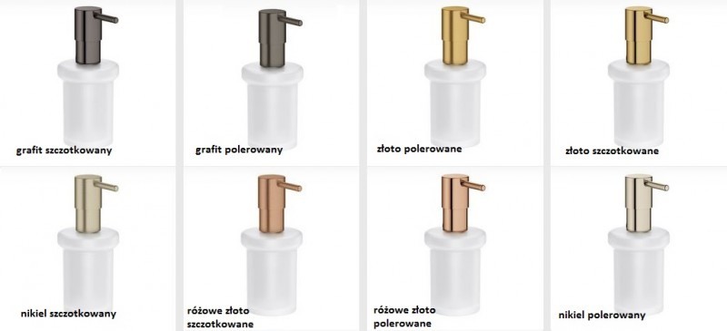 Grohe Essentials dozownik na mydło złoto szczotkowane brushed warm sunset 40394DL1